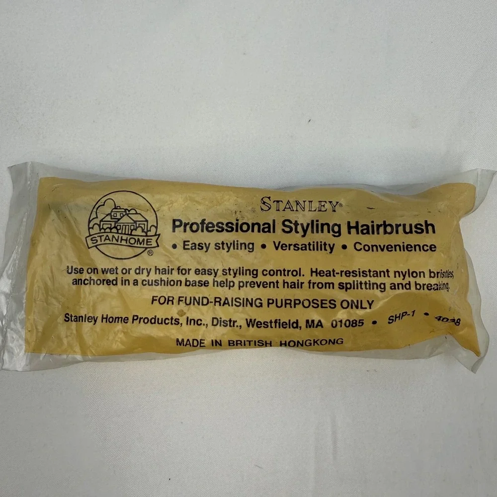 Vintage Stanley Stanhome Professional Styling Hairbrush SHP-1 4038 New Sealed